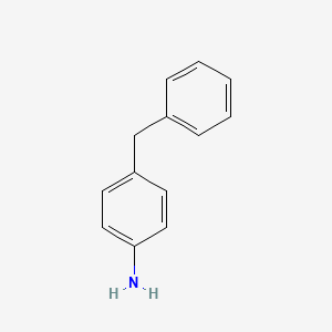 4-Aminodiphenylmethane chemical structure (CAS 1135-12-2)