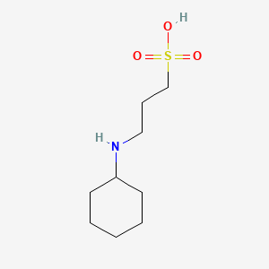3-Cyclohexylaminopropanesulfonic acid chemical structure (CAS 1135-40-6)