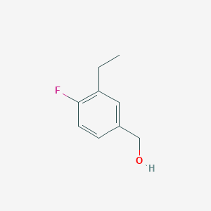 (3-Ethyl-4-fluorophenyl)methanol chemical structure (CAS 1135253-08-5)