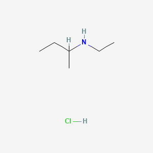 N-Ethylbutan-2-amine hydrochloride chemical structure (CAS 1135300-69-4)