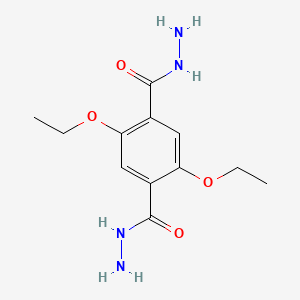 2,5-Diethoxyterephthalohydrazide chemical structure (CAS 1136292-71-1)