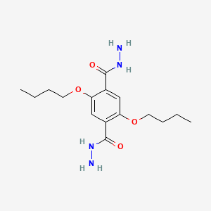 2,5-Dibutoxyterephthalohydrazide chemical structure (CAS 1136292-72-2)