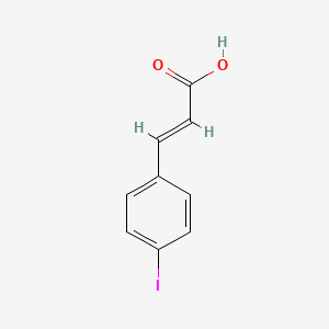 (E)-3-(4-Iodophenyl)acrylic acid chemical structure (CAS 113641-76-2)
