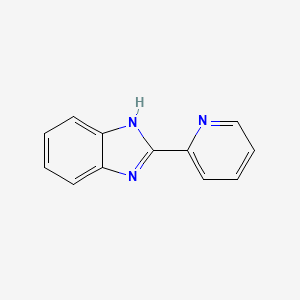 2-(2-Pyridyl)benzimidazole chemical structure (CAS 1137-68-4)