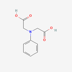 2,2'-(Phenylazanediyl)diacetic acid chemical structure (CAS 1137-73-1)