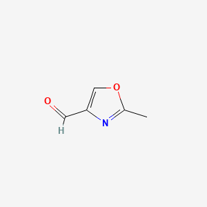2-Methyloxazole-4-carbaldehyde chemical structure (CAS 113732-84-6)