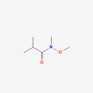 N-Methoxy-N-methylisobutyramide chemical structure (CAS 113778-69-1)