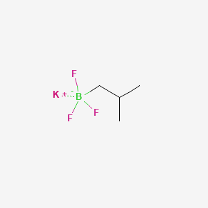 Potassium trifluoro(isobutyl)borate chemical structure (CAS 1138434-30-6)