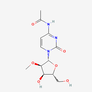 N-(1-((2R,3R,4R,5R)-4-Hydroxy-5-(hydroxymethyl)-3-methoxytetrahydrofuran-2-yl)-2-oxo-1,2-dihydropyrimidin-4-yl)acetamide chemical structure (CAS 113886-71-8)