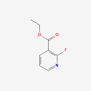 Ethyl 2-fluoronicotinate chemical structure (CAS 113898-56-9)