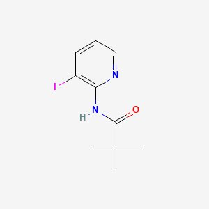 N-(3-Iodopyridin-2-yl)pivalamide chemical structure (CAS 113975-31-8)