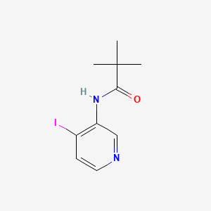 N-(4-Iodopyridin-3-yl)pivalamide chemical structure (CAS 113975-32-9)