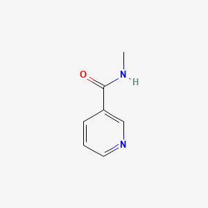 3-(Methylcarbamoyl)pyridine chemical structure (CAS 114-33-0)