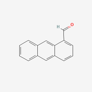 Anthracene-1-carbaldehyde chemical structure (CAS 1140-79-0)