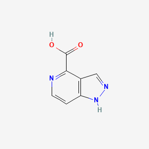1H-Pyrazolo[4,3-c]pyridine-4-carboxylic acid chemical structure (CAS 1140239-94-6)