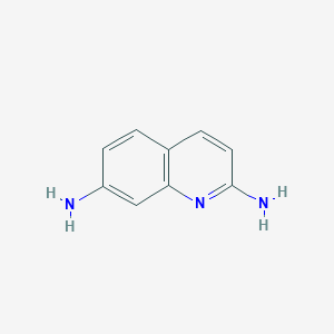 Quinoline-2,7-diamine chemical structure (CAS 114058-72-9)