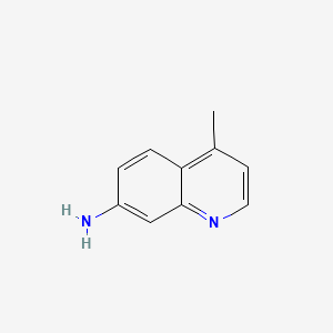 4-Methylquinolin-7-amine chemical structure (CAS 114058-79-6)