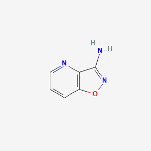 Isoxazolo[4,5-b]pyridin-3-amine chemical structure (CAS 114080-93-2)