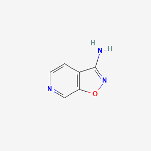 Isoxazolo[5,4-c]pyridin-3-amine chemical structure (CAS 114080-94-3)