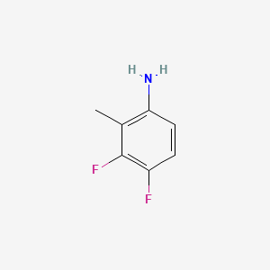 3,4-Difluoro-2-methylaniline chemical structure (CAS 114153-09-2)