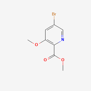 Methyl 5-bromo-3-methoxypicolinate chemical structure (CAS 1142192-55-9)
