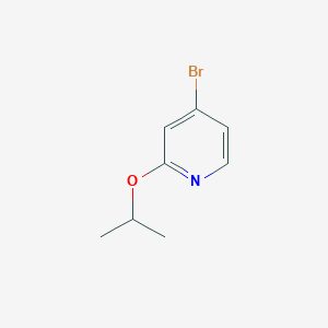 4-Bromo-2-isopropoxypyridine chemical structure (CAS 1142194-24-8)