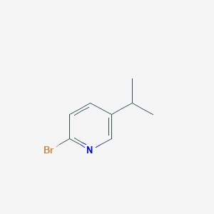2-Bromo-5-isopropylpyridine chemical structure (CAS 1142197-16-7)