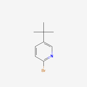 2-Bromo-5-(tert-butyl)pyridine chemical structure (CAS 1142197-19-0)