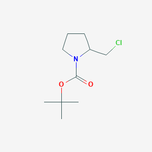 1-Boc-2-Chloromethylpyrrolidine chemical structure (CAS 1142400-61-0)