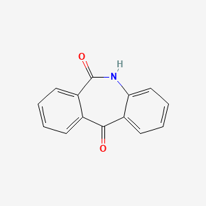 5H-Dibenzo[b,e]azepine-6,11-dione chemical structure (CAS 1143-50-6)