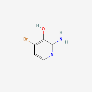 2-Amino-4-bromopyridin-3-ol chemical structure (CAS 114335-54-5)
