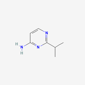 2-Isopropylpyrimidin-4-amine chemical structure (CAS 114362-19-5)