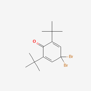 4,4-Dibromo-2,6-di-tert-butylcyclohexa-2,5-dienone chemical structure (CAS 1144-36-1)