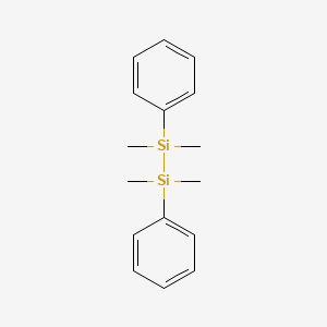 1,1,2,2-Tetramethyl-1,2-diphenyldisilane chemical structure (CAS 1145-98-8)