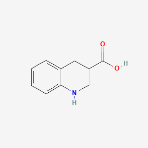1,2,3,4-Tetrahydroquinoline-3-carboxylic acid chemical structure (CAS 114527-53-6)