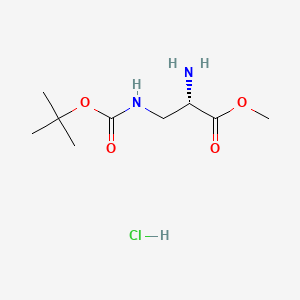 H-Dapa(Boc)-OMe.HCl chemical structure (CAS 114559-25-0)