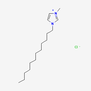 1-dodecyl-3-methylimidazolium chloride chemical structure (CAS 114569-84-5)