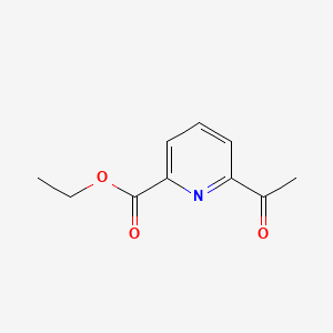 Ethyl 6-acetylpyridine-2-carboxylate chemical structure (CAS 114578-70-0)