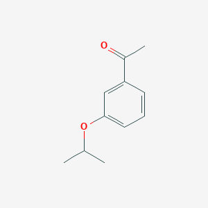 1-(3-Isopropoxyphenyl)ethanone chemical structure (CAS 114590-73-7)