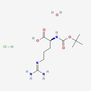 N2-Boc-L-arginine Hydrochloride Hydrate chemical structure (CAS 114622-81-0)