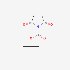 tert-Butyl 2,5-dioxo-2,5-dihydro-1H-pyrrole-1-carboxylate chemical structure (CAS 114650-82-7)