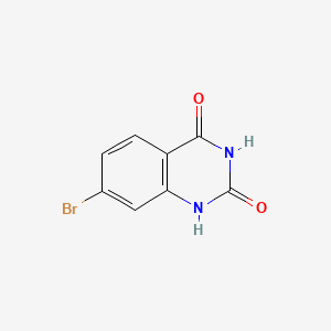 7-Bromoquinazoline-2,4(1H,3H)-dione chemical structure (CAS 114703-12-7)