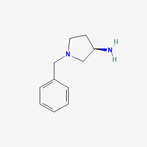 (R)-1-Benzylpyrrolidin-3-amine chemical structure (CAS 114715-39-8)