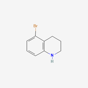 5-Bromo-1,2,3,4-tetrahydroquinoline chemical structure (CAS 114744-50-2)