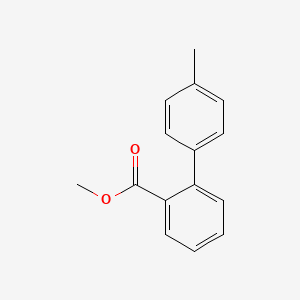 Methyl 4'-methyl-[1,1'-biphenyl]-2-carboxylate chemical structure (CAS 114772-34-8)