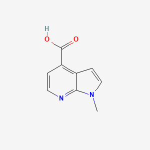 1-Methyl-7-azaindole-4-carboxylic acid chemical structure (CAS 1147753-38-5)