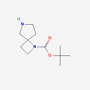 tert-Butyl 1,6-diazaspiro[3.4]octane-1-carboxylate chemical structure (CAS 1148044-31-8)