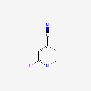 2-Iodoisonicotinonitrile chemical structure (CAS 114821-24-8)