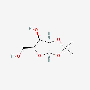 (3aS,5S,6R,6aS)-5-(Hydroxymethyl)-2,2-dimethyltetrahydrofuro[2,3-d][1,3]dioxol-6-ol chemical structure (CAS 114861-22-2)