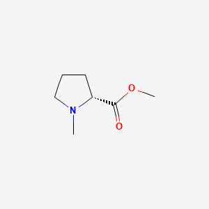 (R)-Methyl 1-methylpyrrolidine-2-carboxylate chemical structure (CAS 114883-82-8)